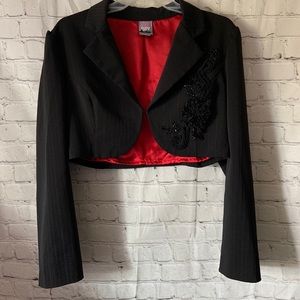 COPY - Star City Cropped  Blazer Jacket Sz Large